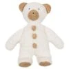 Peluche Grand Ours Blanc TeddyCoton Bio 30 Cm Efie® - Ours Bio -Peluche Jouets Magasin peluche grand ours blanc teddy coton bio 30 cm efie jouets bio gots