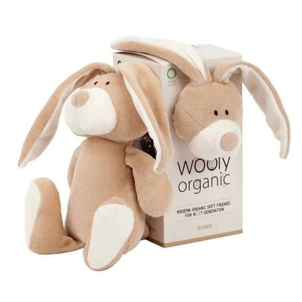Peluche Lapin Bio 'Bunny'Wooly Organic® Coton Bio Beige 18 Cm - Peluche Bio GOTS 3 Peluche Lapin Bio 'Bunny'Wooly Organic® Coton Bio Beige 18 Cm - Peluche Bio GOTS