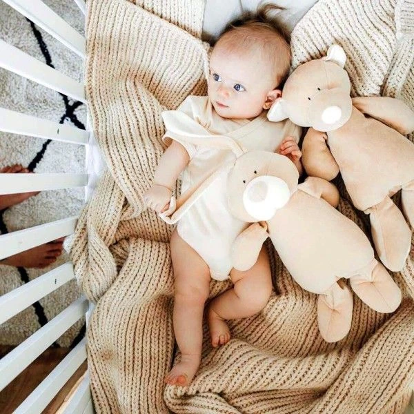 Peluche Lapin Bio 'Bunny'Wooly Organic® Coton Bio Beige 30 Cm - Peluche Bio GOTS 5 Peluche Lapin Bio 'Bunny'Wooly Organic® Coton Bio Beige 30 Cm - Peluche Bio GOTS – Image 3