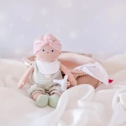 Poupée Bébé En Tissus Carry 25cm Set Couffin Tricoté Bonikka - Poupons -Peluche Jouets Magasin poupee bebe en tissus carry 25cm set couffin tricote bonikka poupons 3