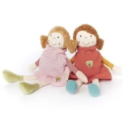 Poupée De Chiffon En Robe Rose 29 Cm Coton Bio Sigikid® - Doudou Bio -Peluche Jouets Magasin poupee de chiffon en robe rose 29 cm coton bio sigikid doudou bio 1