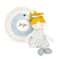 Poupée De Chiffon Joliflores Flore Bleuette 30cm Coton Bio Jolijou® - Poupée Bio -Peluche Jouets Magasin poupee de chiffon joliflores flore bleuette 30cm coton bio jolijou poupee bio 1
