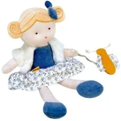 Poupée De Chiffon Pollen 25cm Coton Bio Doudou Et Compagnie® - Doudou Bio Français