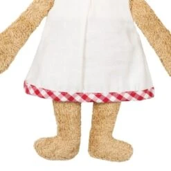 Poupée De Tissu Éponge Robe Blanche Et Fichu Vichy 28 Cm Efie® Coton Bio - Poupée Bio Efie -Peluche Jouets Magasin poupee de tissu eponge robe blanche et fichu vichy efie coton bio poupee bio efie 2