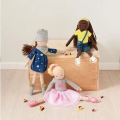 Poupée En Tissu Coton Bio Emily Hoppa® - Poupée De Chiffon -Peluche Jouets Magasin poupee en tissu coton bio emily hoppa poupee de chiffon 2