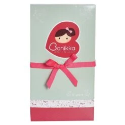 Poupée En Tissus Amelia En Robe De Lin Rose Brodée 42cm Bonikka - Grande Poupée -Peluche Jouets Magasin poupee en tissus amelia en robe de lin rose brodee bonikka grande poupee 9