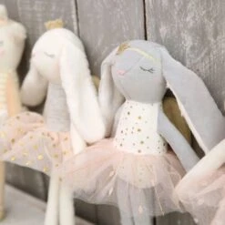 Poupée Lapine Danseuse Ange Tutu Rose Albetta® 28cm Coton Bio - Doudou Poupée -Peluche Jouets Magasin poupee lapine danseuse ange tutu rose albetta 28cm coton bio doudou poupee 2