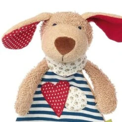 Sigikid® Doudou Plat Chien Marin Green 28 Cm En Coton 100% Bio 'Organic' - Doudou Bio -Peluche Jouets Magasin sigikid doudou plat chien marin coton bio organic doudou 2