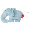 Sigikid® Hochet éléphant Bleu Coton Bio- Hochetbébé Bio -Peluche Jouets Magasin sigikid hochet elephant bleu coton bio